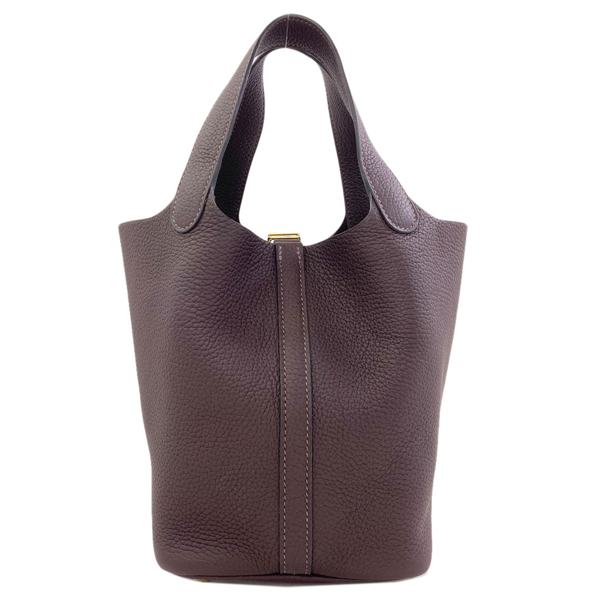 HERMES Picotin Lock PM GoldHardware Handbag Taurillon Clemence Ladies [Used]