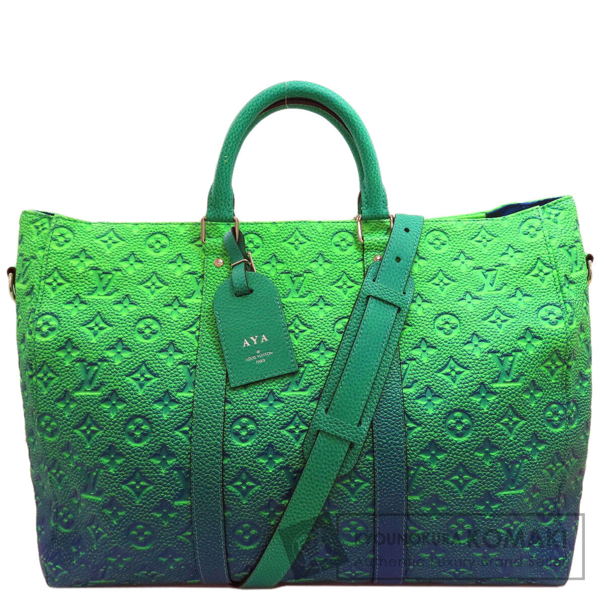 LOUIS VUITTON M59688 Keepall Tote Handbag Taurillon Clemence Illusion mens [Used]