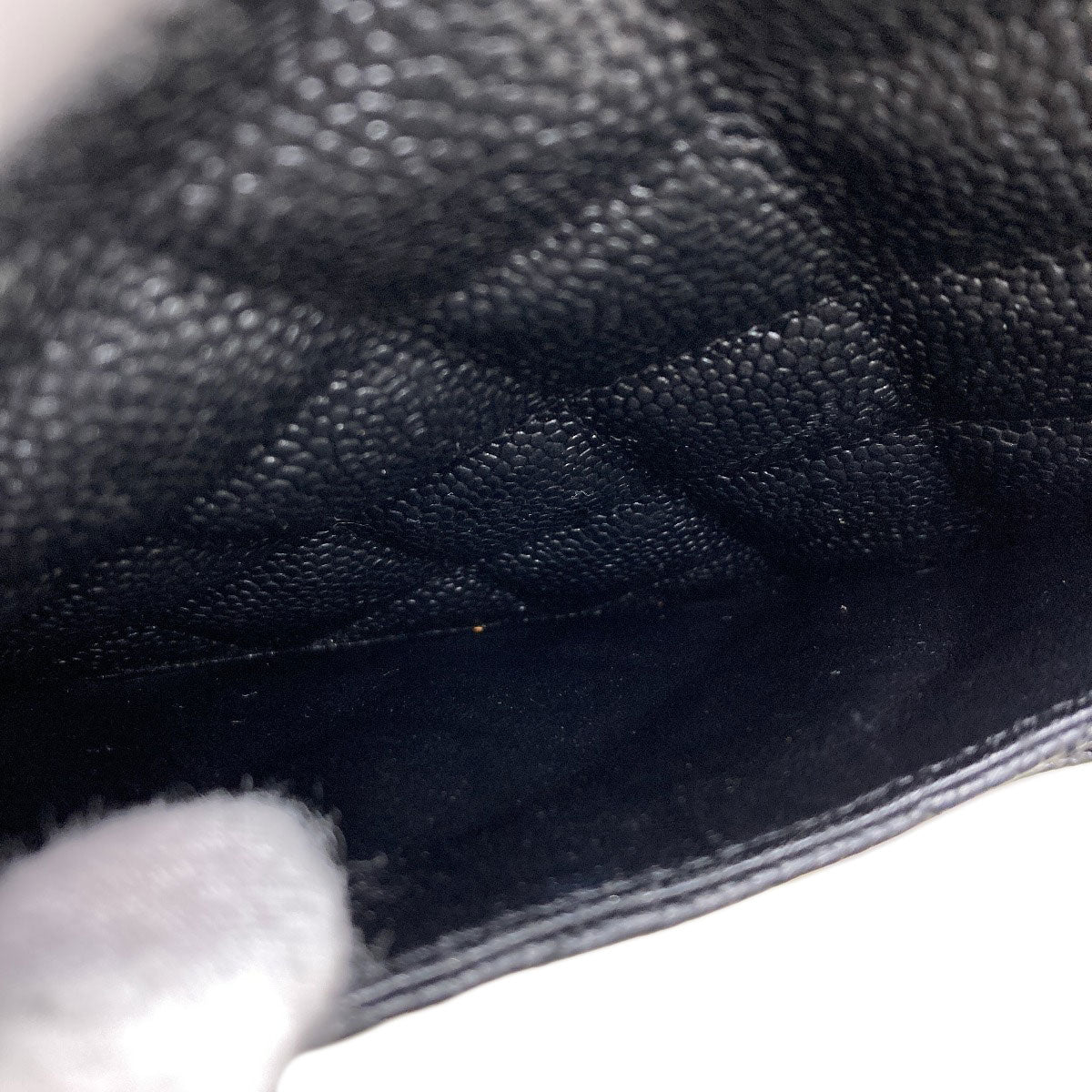 CHANEL Petit Shopping PST Matelasse GoldHardware Tote Bag Grained Calfskin Skin Ladies [Used]