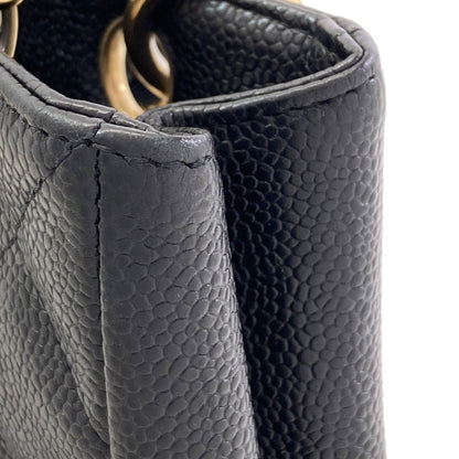 CHANEL Petit Shopping PST Matelasse GoldHardware Tote Bag Grained Calfskin Skin Ladies [Used]