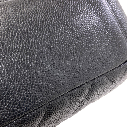 CHANEL Petit Shopping PST Matelasse GoldHardware Tote Bag Grained Calfskin Skin Ladies [Used]