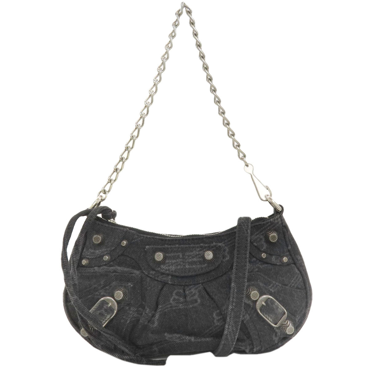 BALENCIAGA 695814 Le Cagol 2WAY Handbag Denim Ladies [Used]