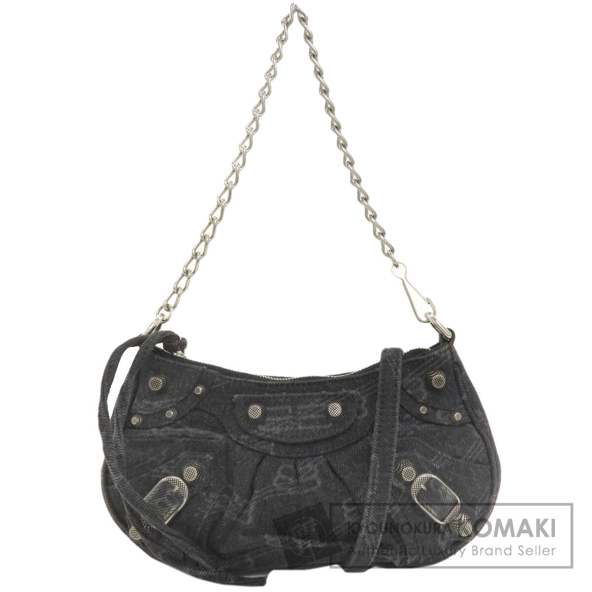 BALENCIAGA 695814 Le Cagol 2WAY Handbag Denim Ladies [Used]