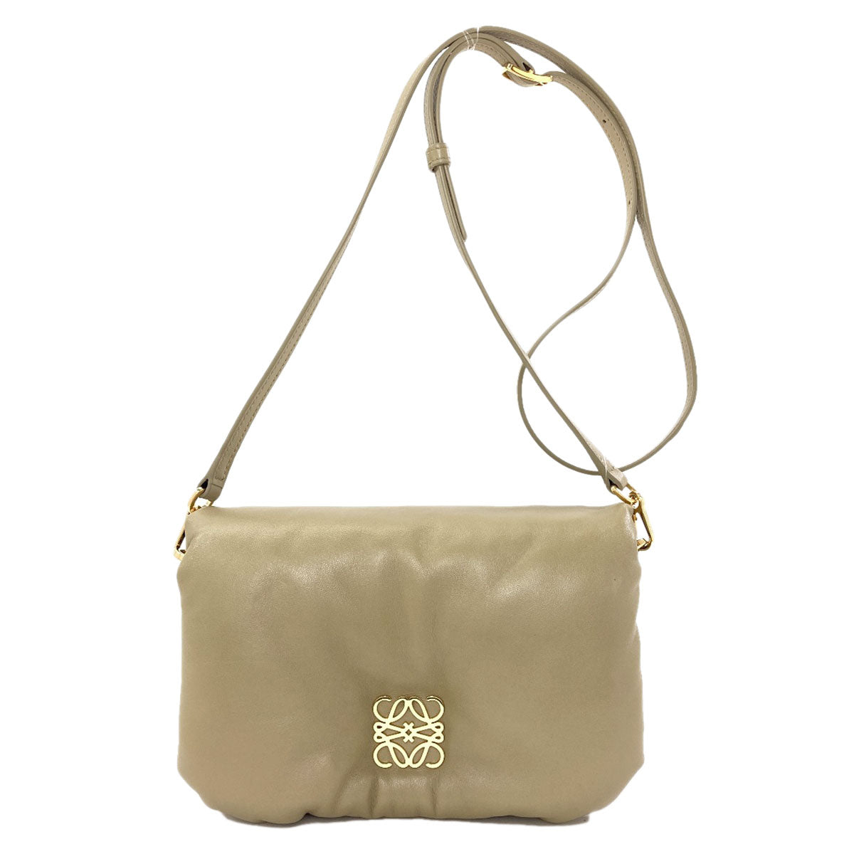 LOEWE puffer goya bag Shoulder Bag Shiny Napa Lambskin Ladies [Used]