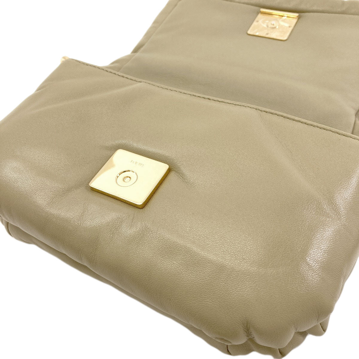 LOEWE puffer goya bag Shoulder Bag Shiny Napa Lambskin Ladies [Used]