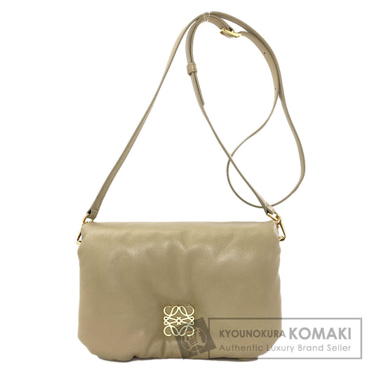 LOEWE puffer goya bag Shoulder Bag Shiny Napa Lambskin Ladies [Used]
