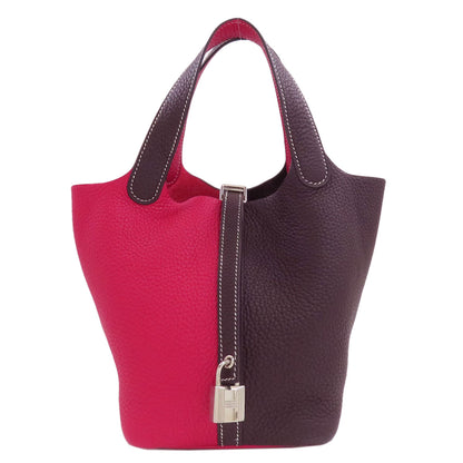 HERMES Picotin Lock PM Kazak SilverHardware Handbag Taurillon Clemence Ladies [Used]