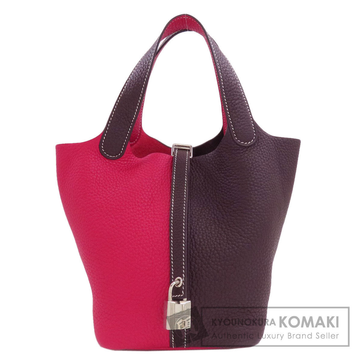 HERMES Picotin Lock PM Kazak SilverHardware Handbag Taurillon Clemence Ladies [Used]