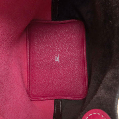 HERMES Picotin Lock PM Kazak SilverHardware Handbag Taurillon Clemence Ladies [Used]