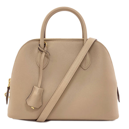HERMES Bolide25 1923 GoldHardware Handbag Taurillon Clemence Nobillo Ladies [Used]