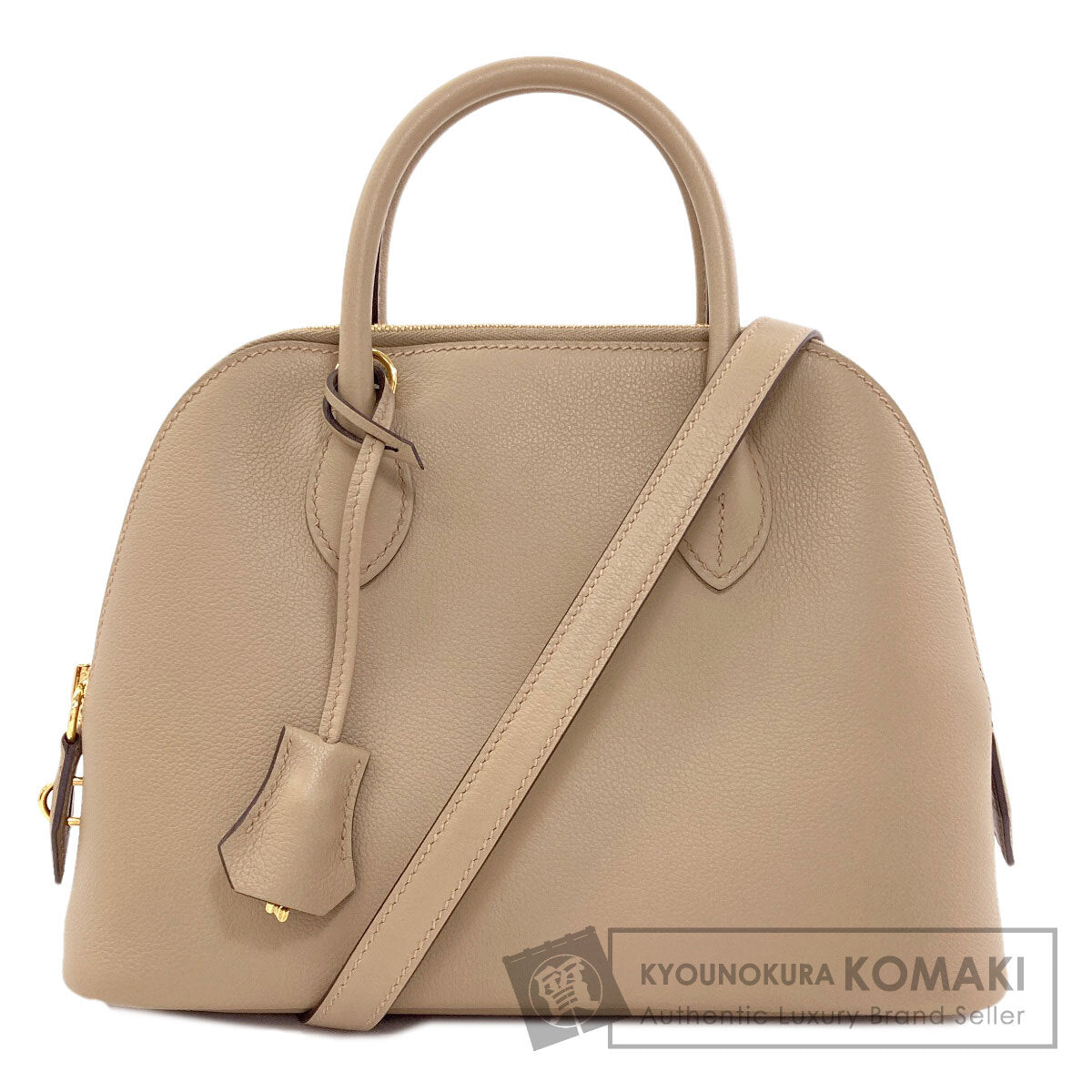 HERMES Bolide25 1923 GoldHardware Handbag Taurillon Clemence Nobillo Ladies [Used]