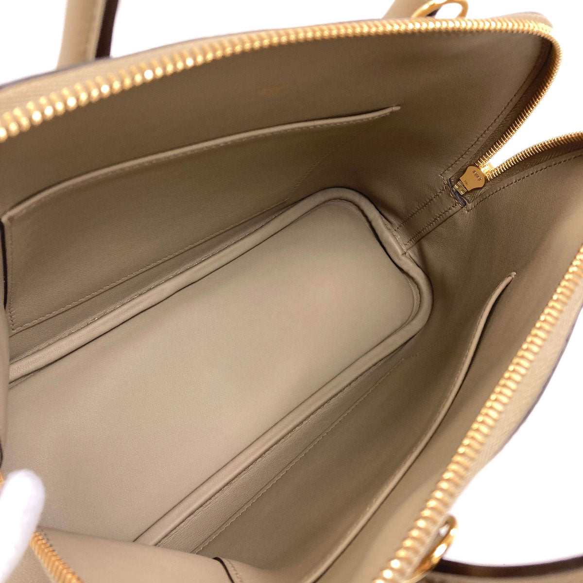 HERMES Bolide25 1923 GoldHardware Handbag Taurillon Clemence Nobillo Ladies [Used]