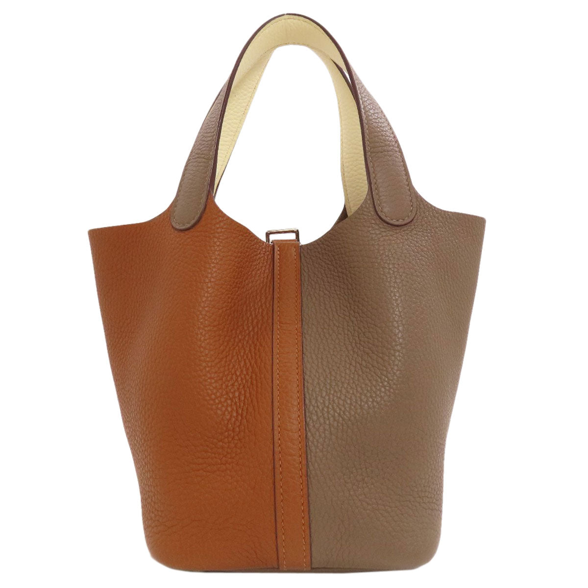 HERMES Picotin Lock PM Kazakdu SilverHardware Handbag Taurillon Clemence Ladies [Used]