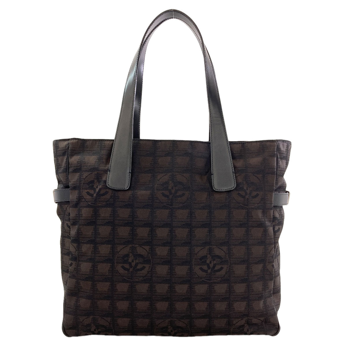 CHANEL New travel line GM Tote Bag Nylon jacquard Ladies [Used]