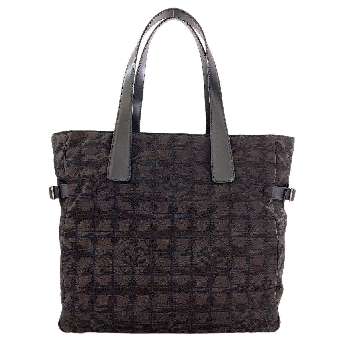 CHANEL New travel line GM Tote Bag Nylon jacquard Ladies [Used]