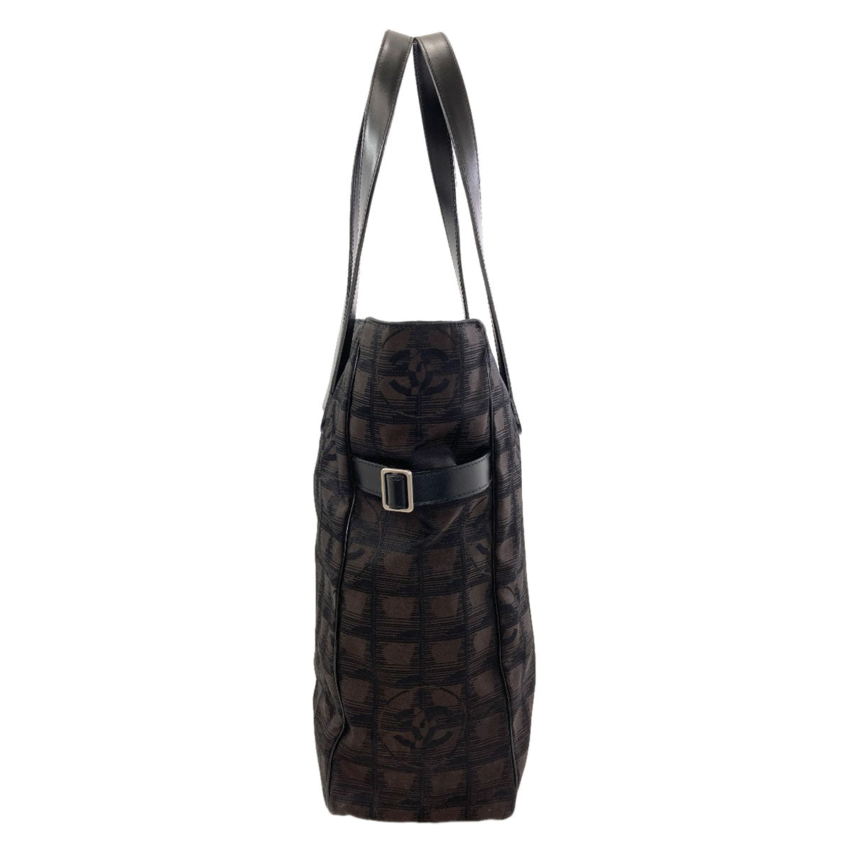 CHANEL New travel line GM Tote Bag Nylon jacquard Ladies [Used]