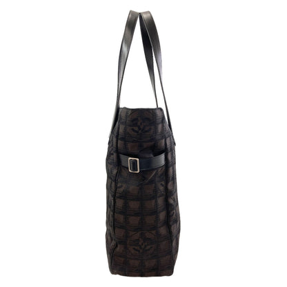 CHANEL New travel line GM Tote Bag Nylon jacquard Ladies [Used]
