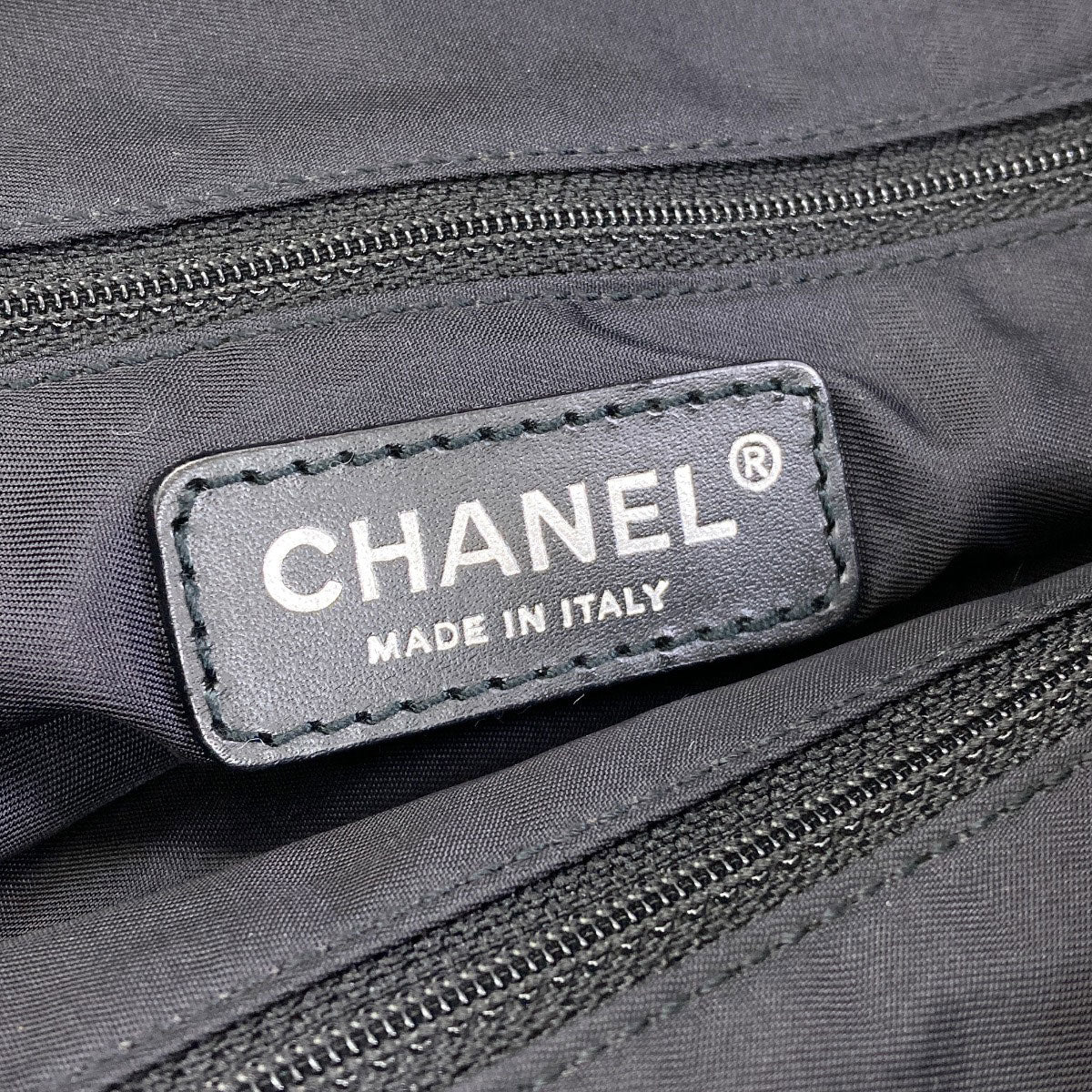 CHANEL New travel line GM Tote Bag Nylon jacquard Ladies [Used]