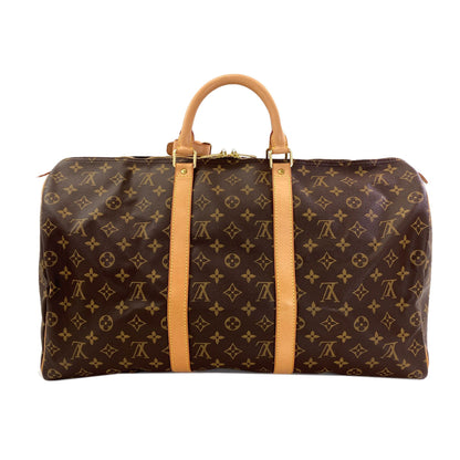 LOUIS VUITTON M41426 Kiepol 50 Boston bag Monogram canvas Ladies [Used]