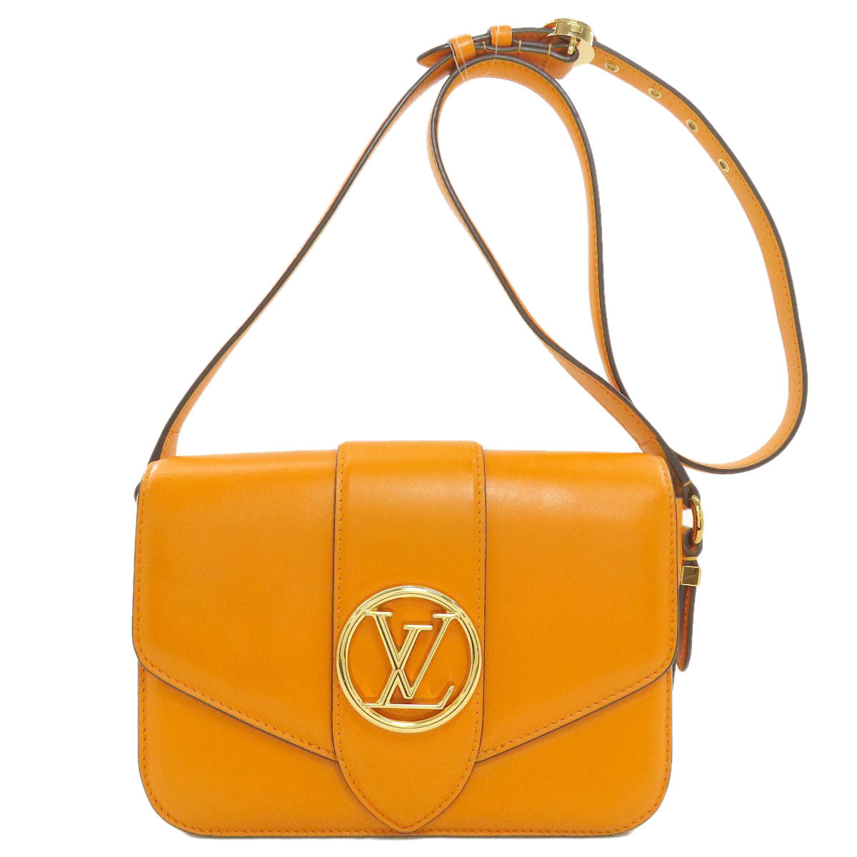 LOUIS VUITTON Ponneuf Shoulder Bag Leather Ladies [Used]