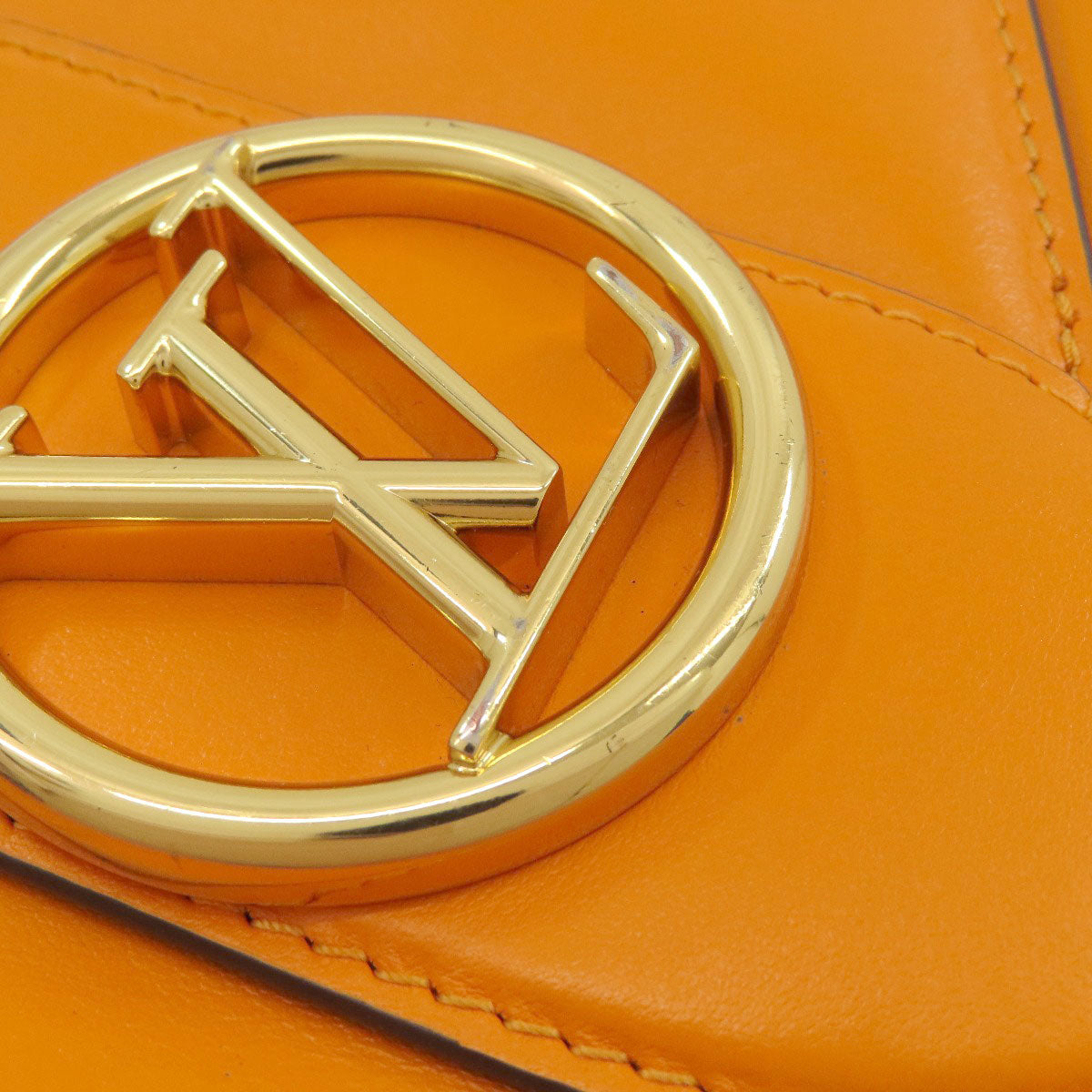 LOUIS VUITTON Ponneuf Shoulder Bag Leather Ladies [Used]