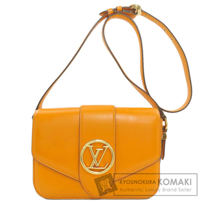 LOUIS VUITTON Ponneuf Shoulder Bag Leather Ladies [Used]