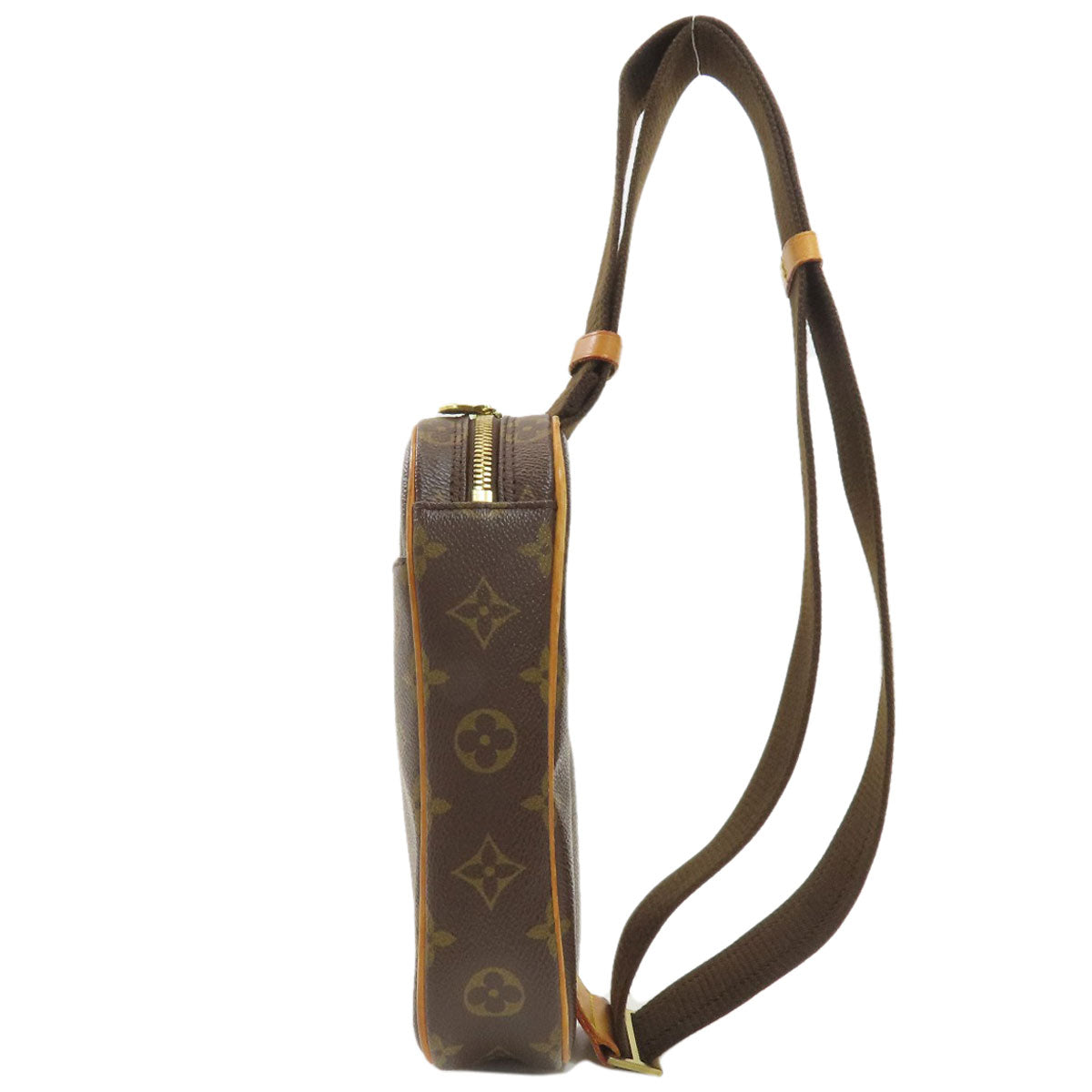 LOUIS VUITTON M51870 Pochette Gange body bag Monogram canvas Ladies [Used]