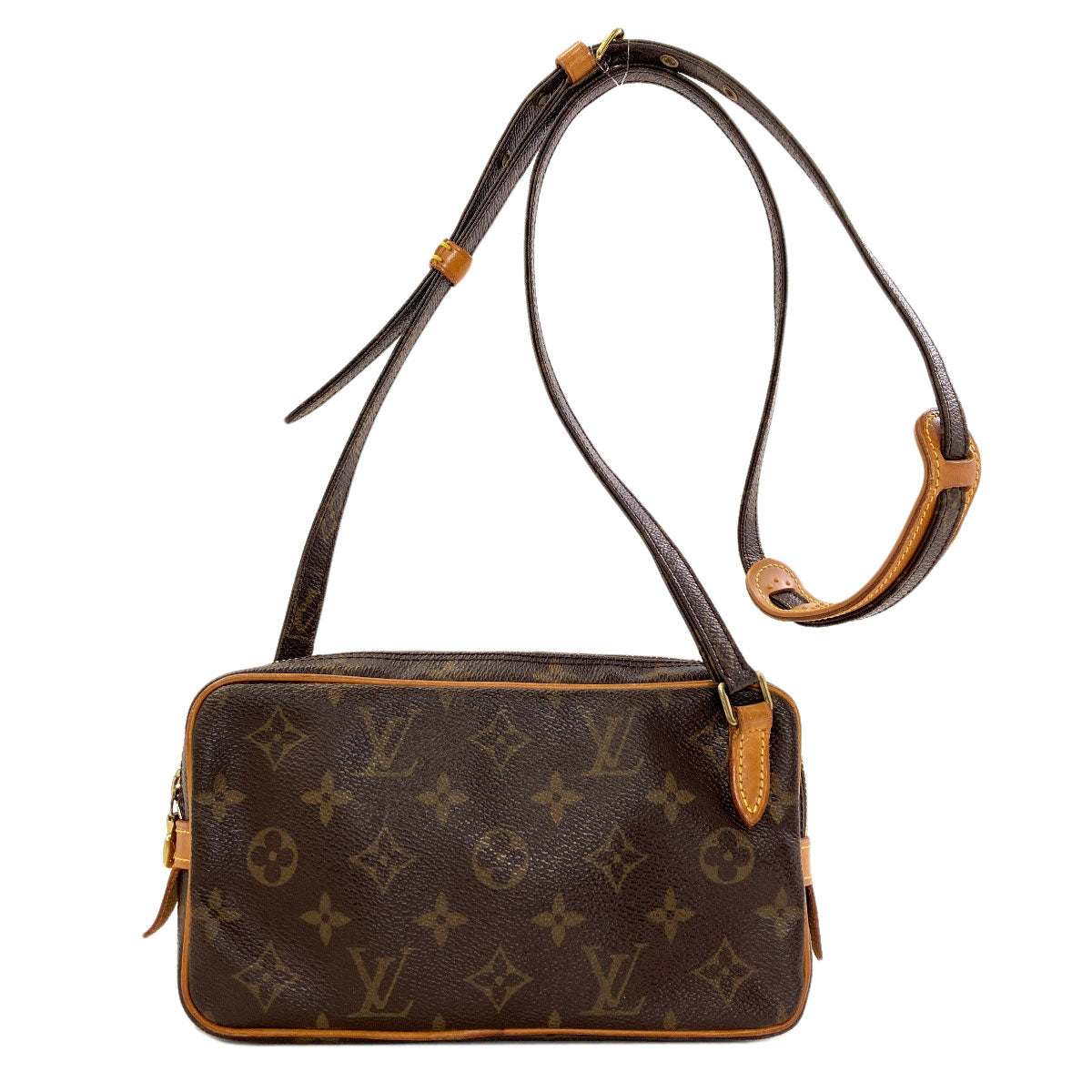 LOUIS VUITTON M51828 Pochette Marly Bandlier Shoulder Bag Monogram canvas Ladies [Used]