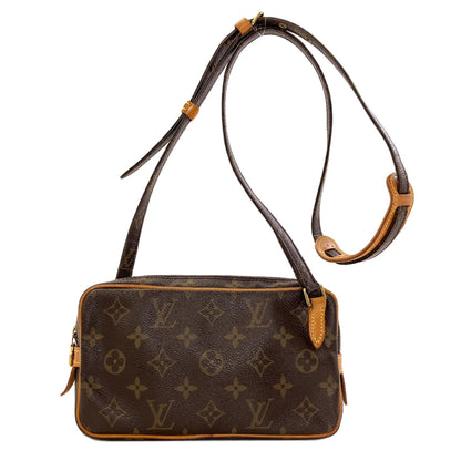 LOUIS VUITTON M51828 Pochette Marly Bandlier Shoulder Bag Monogram canvas Ladies [Used]