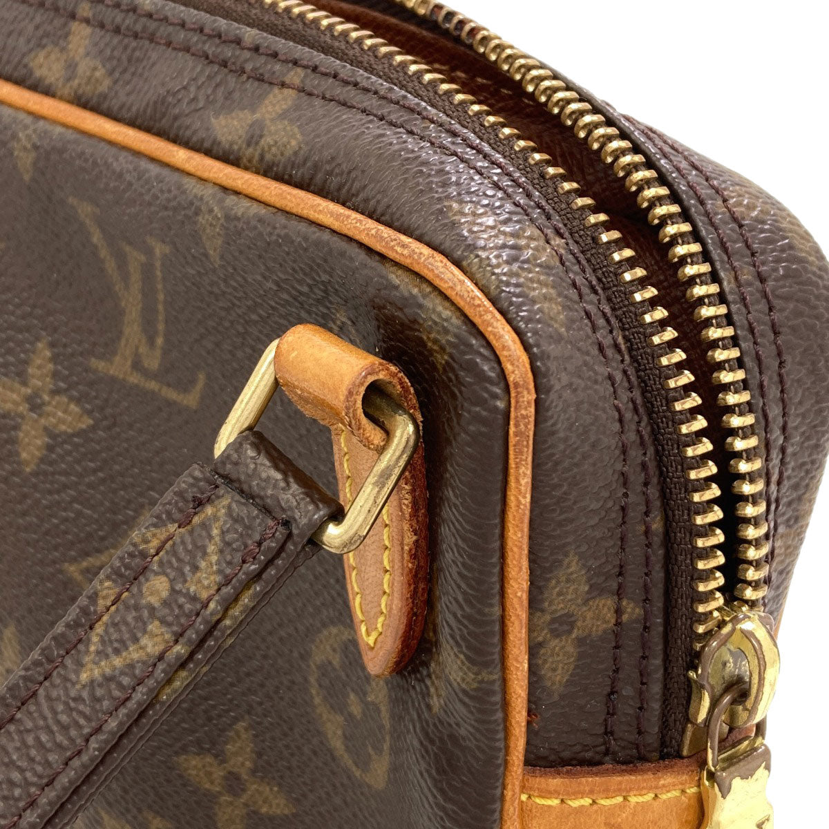 LOUIS VUITTON M51828 Pochette Marly Bandlier Shoulder Bag Monogram canvas Ladies [Used]