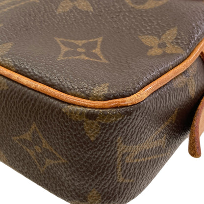 LOUIS VUITTON M51828 Pochette Marly Bandlier Shoulder Bag Monogram canvas Ladies [Used]