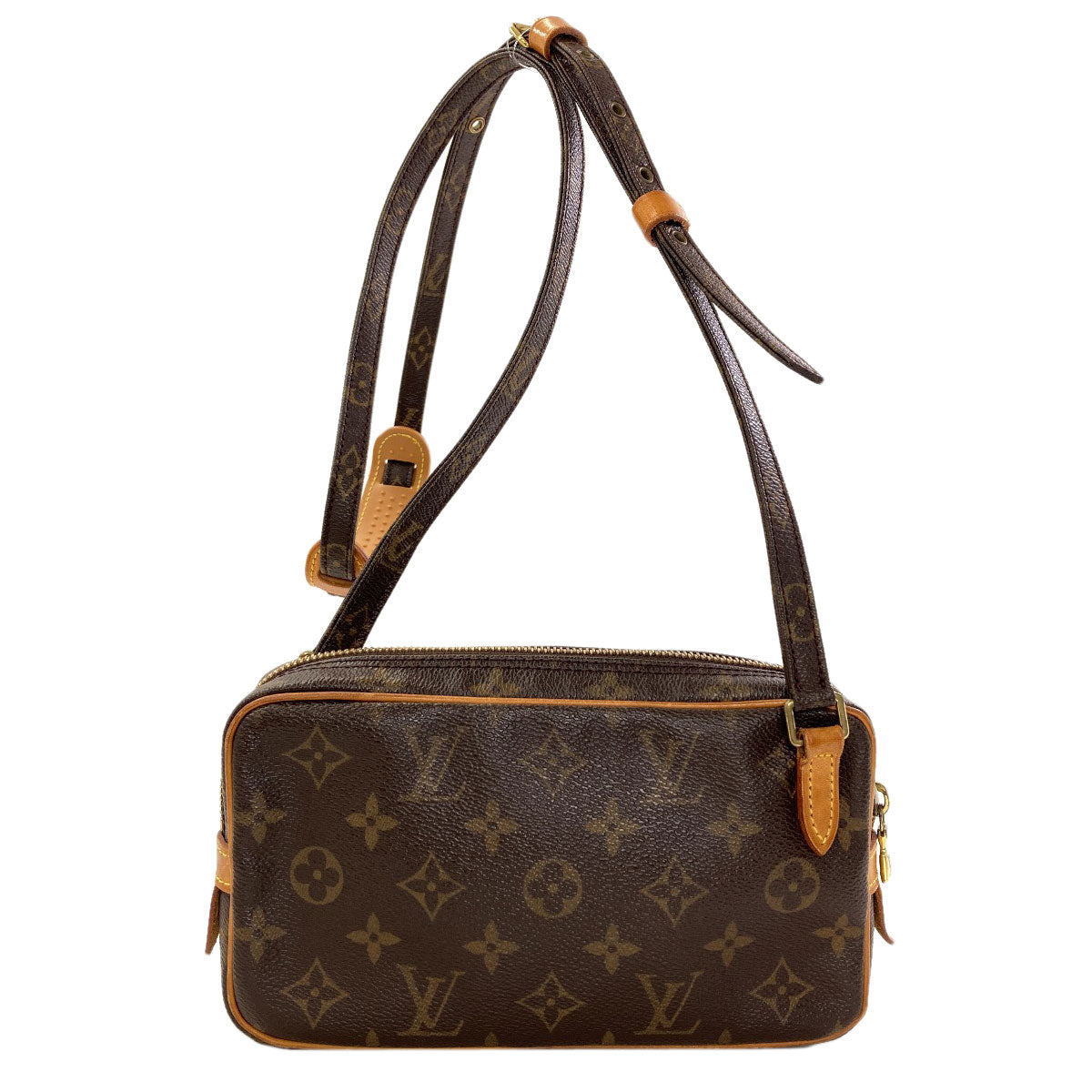 LOUIS VUITTON M51828 Pochette Marly Bandlier Shoulder Bag Monogram canvas Ladies [Used]