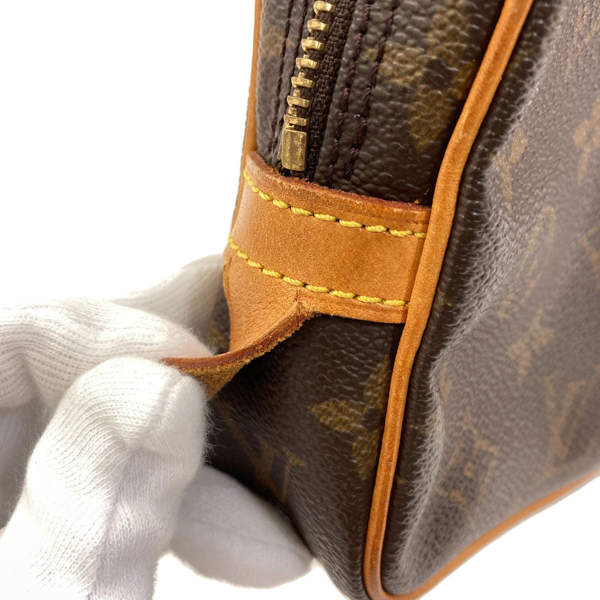 LOUIS VUITTON M51828 Pochette Marly Bandlier Shoulder Bag Monogram canvas Ladies [Used]