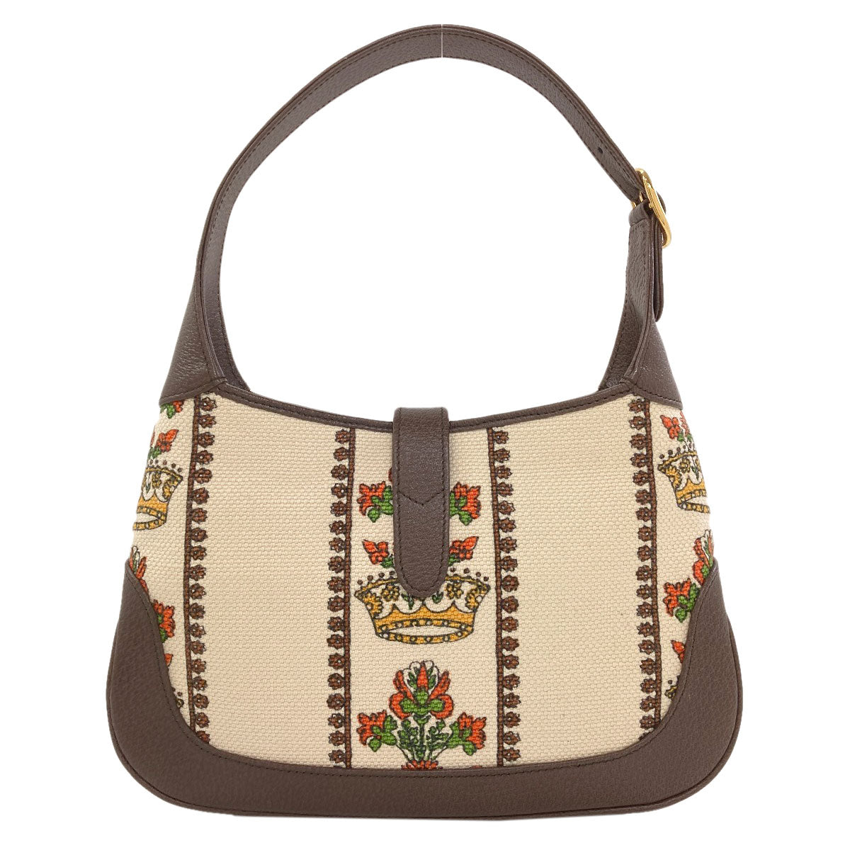 GUCCI 636706 Jackie 1961 2WAY Handbag Canvas LeatherLadies [Used]