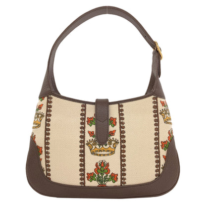 GUCCI 636706 Jackie 1961 2WAY Handbag Canvas LeatherLadies [Used]