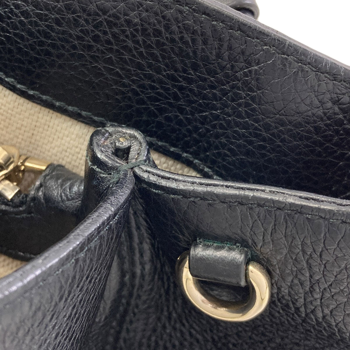 GUCCI 308363 Soho Working Tote 2WAY Tote Bag Leather Ladies [Used]