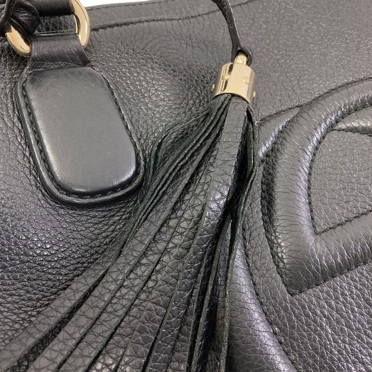 GUCCI 308363 Soho Working Tote 2WAY Tote Bag Leather Ladies [Used]