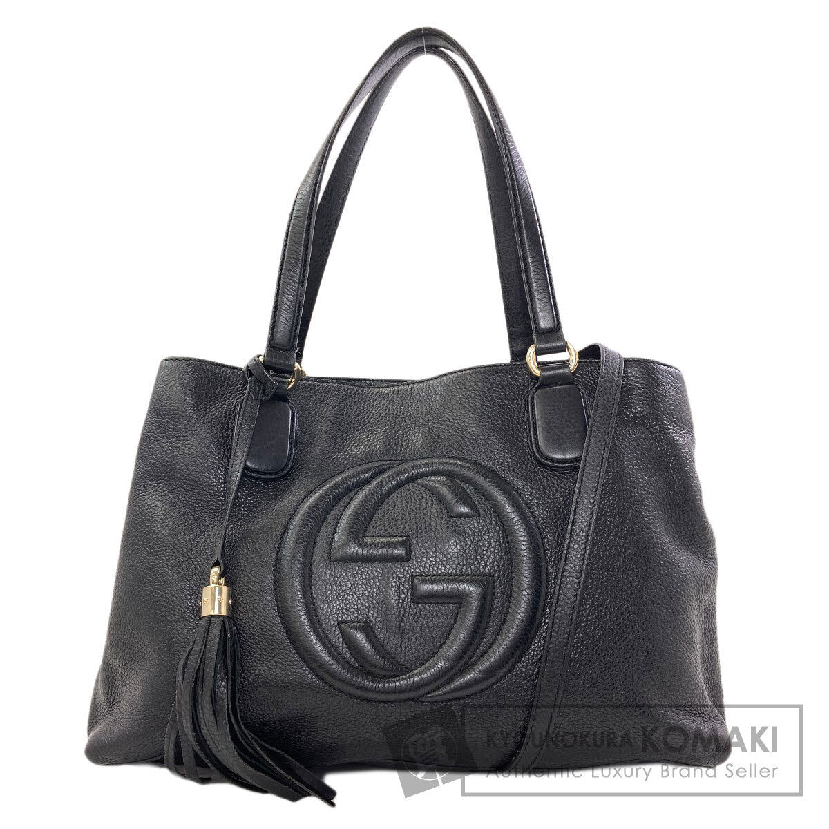GUCCI 308363 Soho Working Tote 2WAY Tote Bag Leather Ladies [Used]