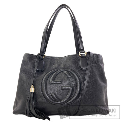 GUCCI 308363 Soho Working Tote 2WAY Tote Bag Leather Ladies [Used]