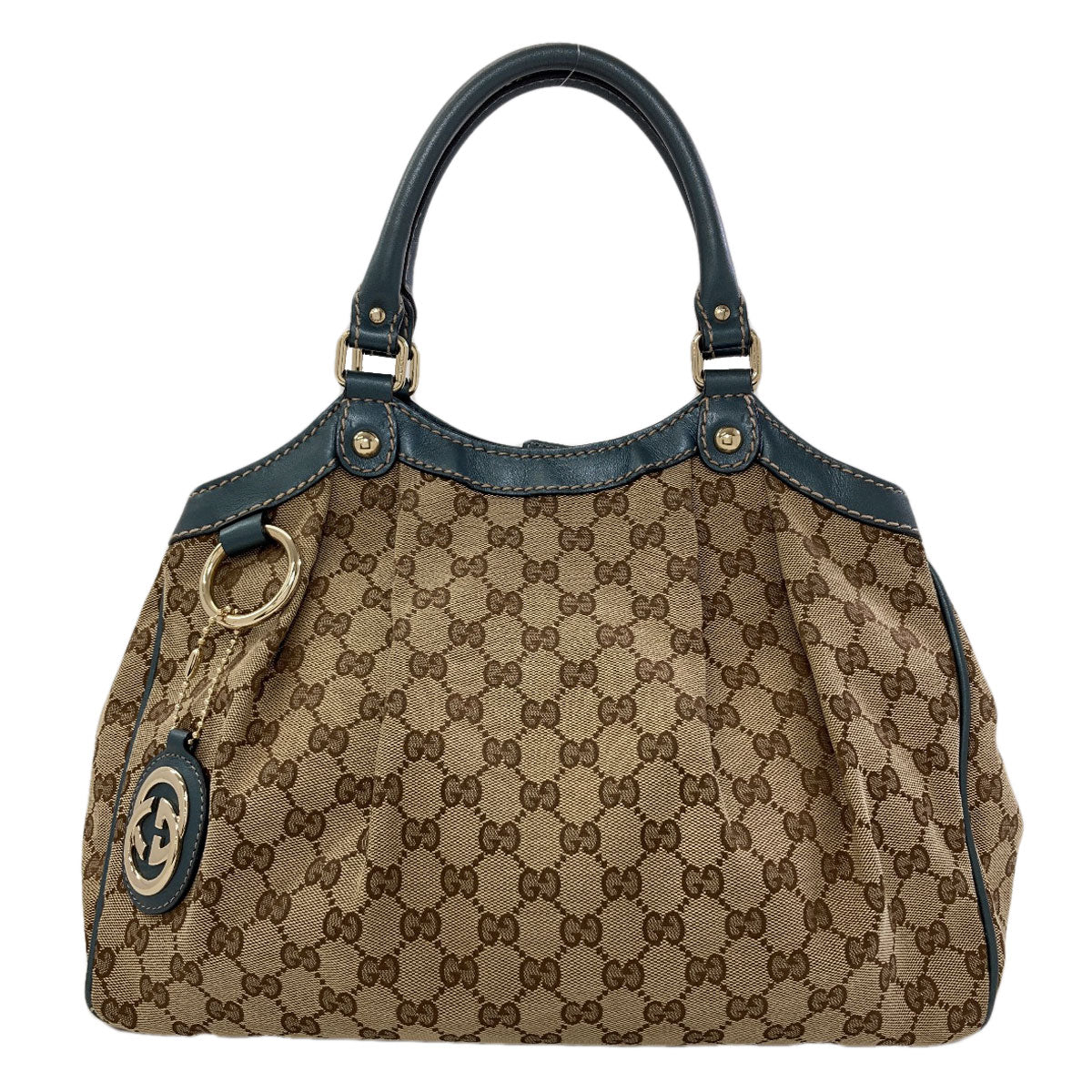 GUCCI 211944 Sukey GG Tote Bag Canvas LeatherLadies [Used]