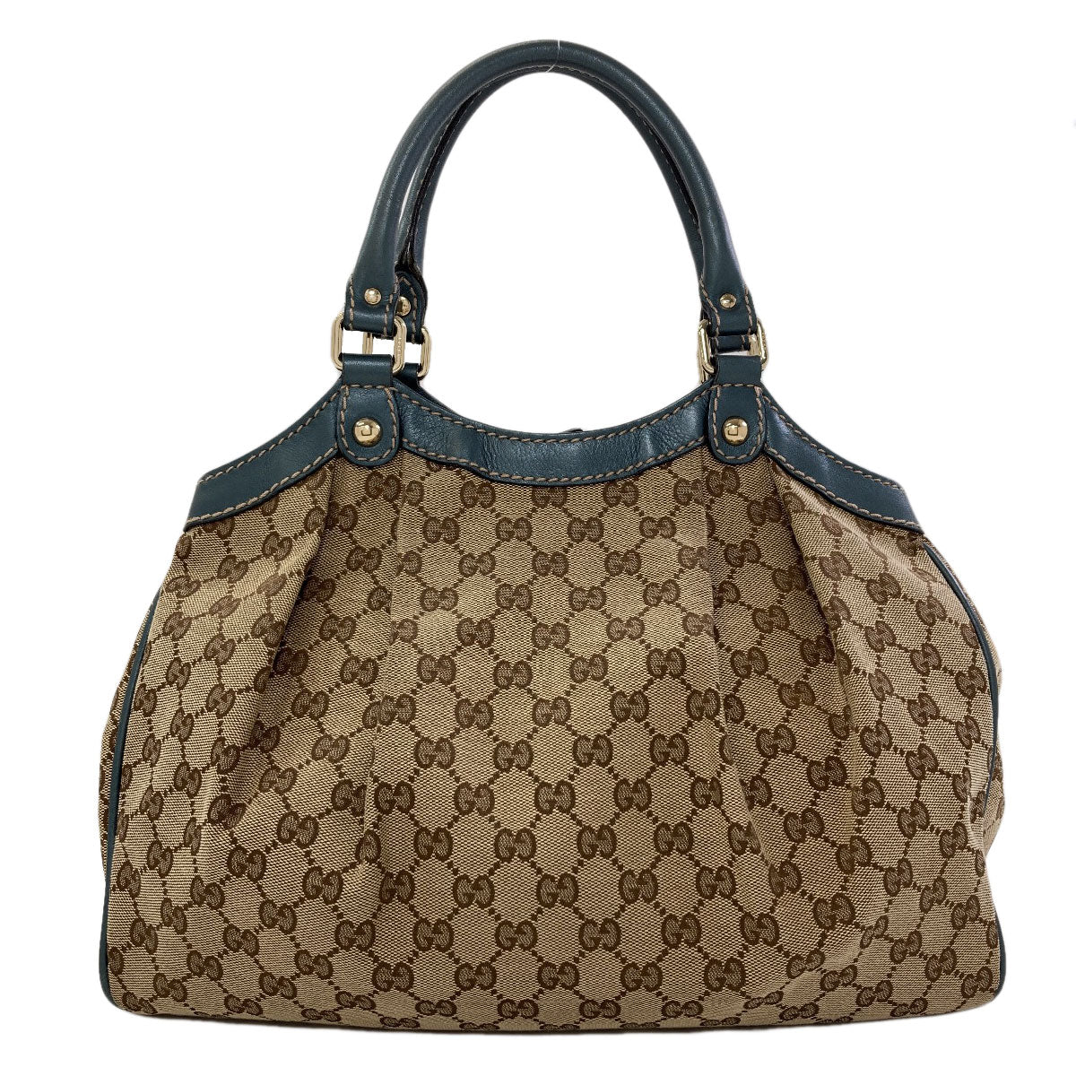 GUCCI 211944 Sukey GG Tote Bag Canvas LeatherLadies [Used]