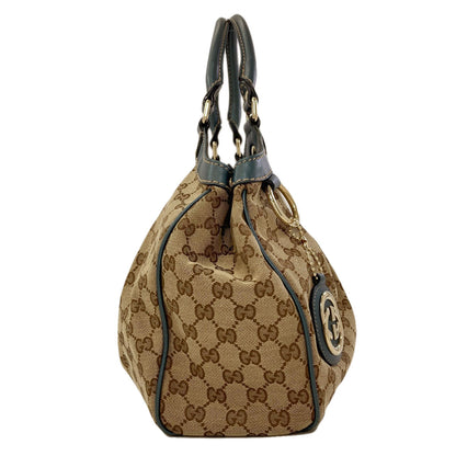 GUCCI 211944 Sukey GG Tote Bag Canvas LeatherLadies [Used]