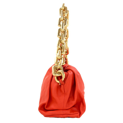 BOTTEGA VENETA The Chain Pouch Shoulder Bag Calf Ladies [Used]