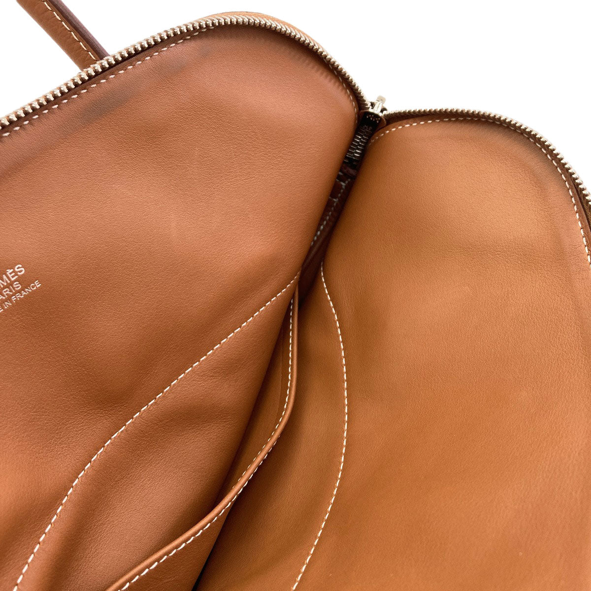 HERMES Bolide31 Gold SilverHardware Handbag Taurillon Clemence Ladies [Used]