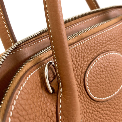 HERMES Bolide31 Gold SilverHardware Handbag Taurillon Clemence Ladies [Used]