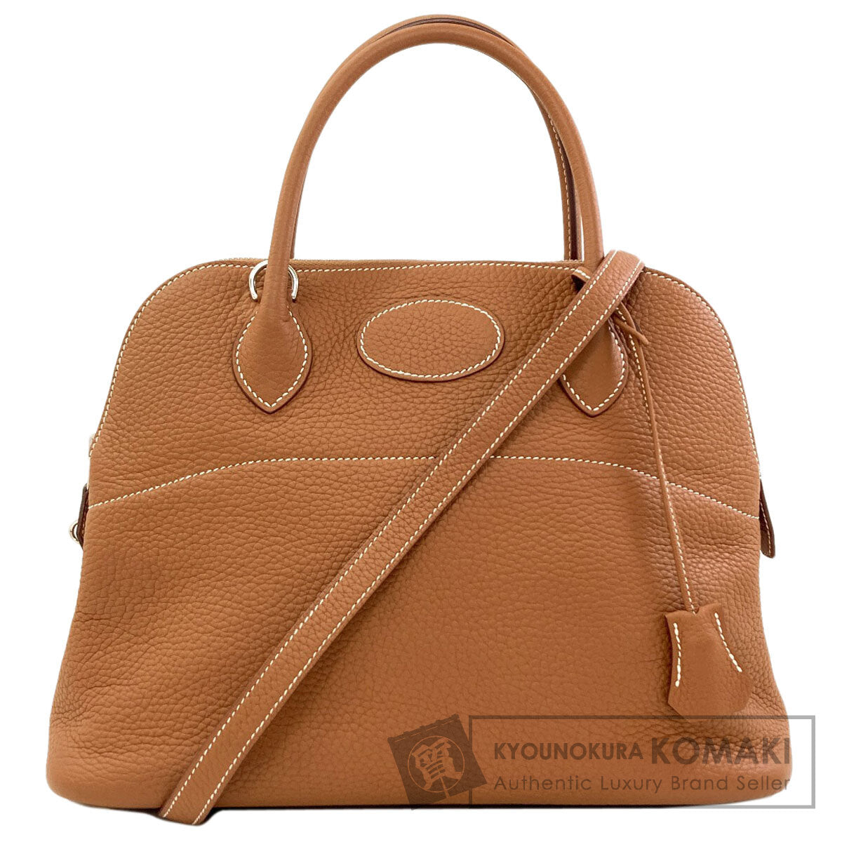 HERMES Bolide31 Gold SilverHardware Handbag Taurillon Clemence Ladies [Used]