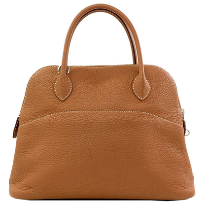 HERMES Bolide31 Gold SilverHardware Handbag Taurillon Clemence Ladies [Used]
