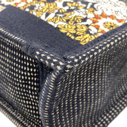 CHRISTIAN DIOR Mini Vertical Book Tote Handbag Canvas Ladies [Used]