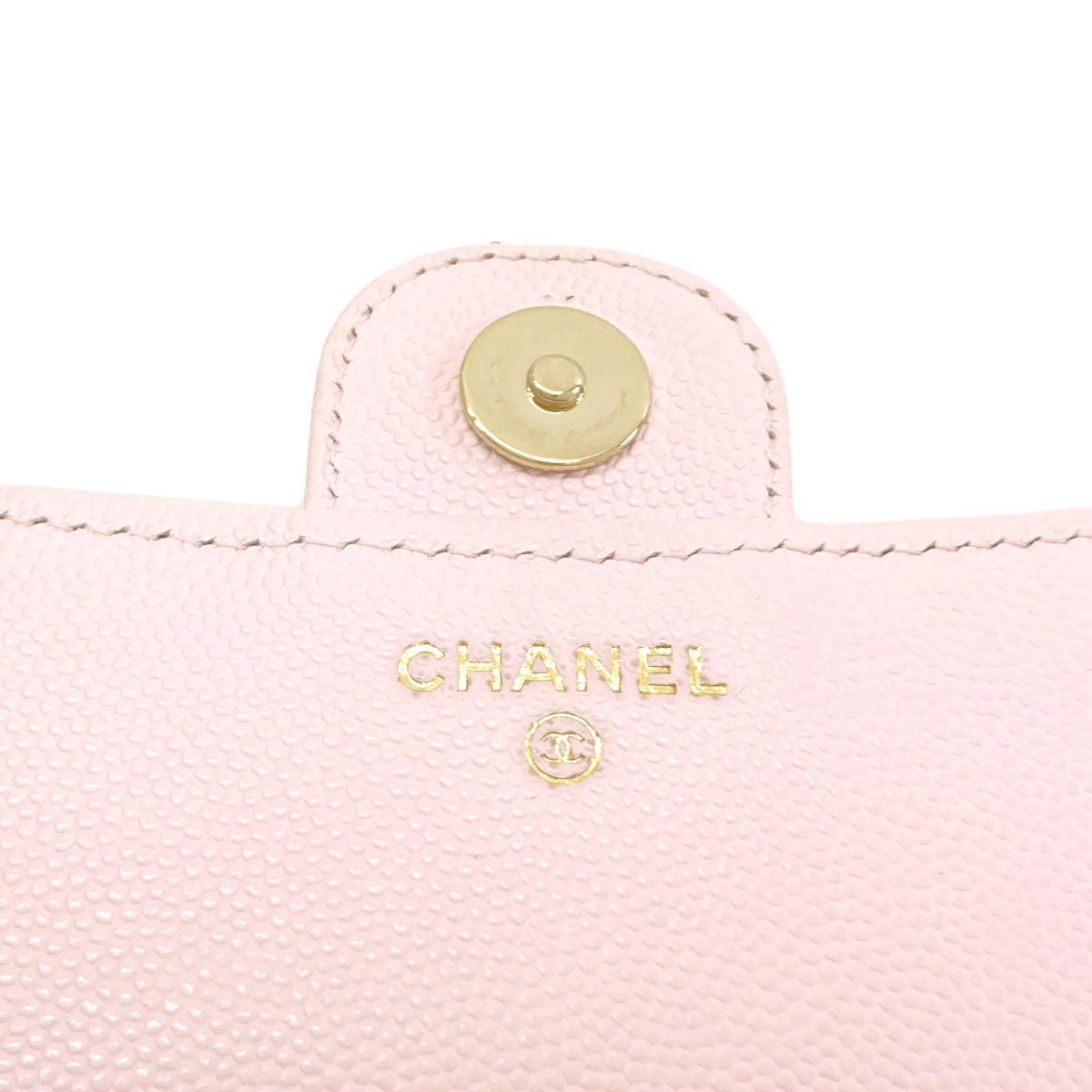 CHANEL AP2096 GoldHardware Flap Phone Case Shoulder Bag Grained Calfskin Skin Ladies [Used]