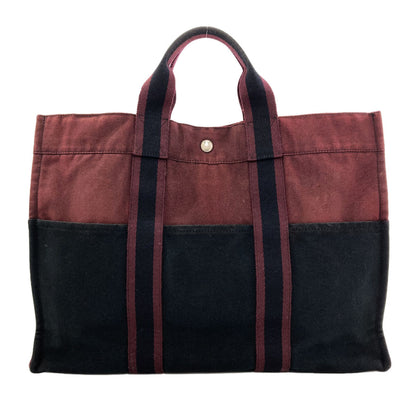 HERMES Sac Fourre Tout MM Handbag Canvas Ladies [Used]